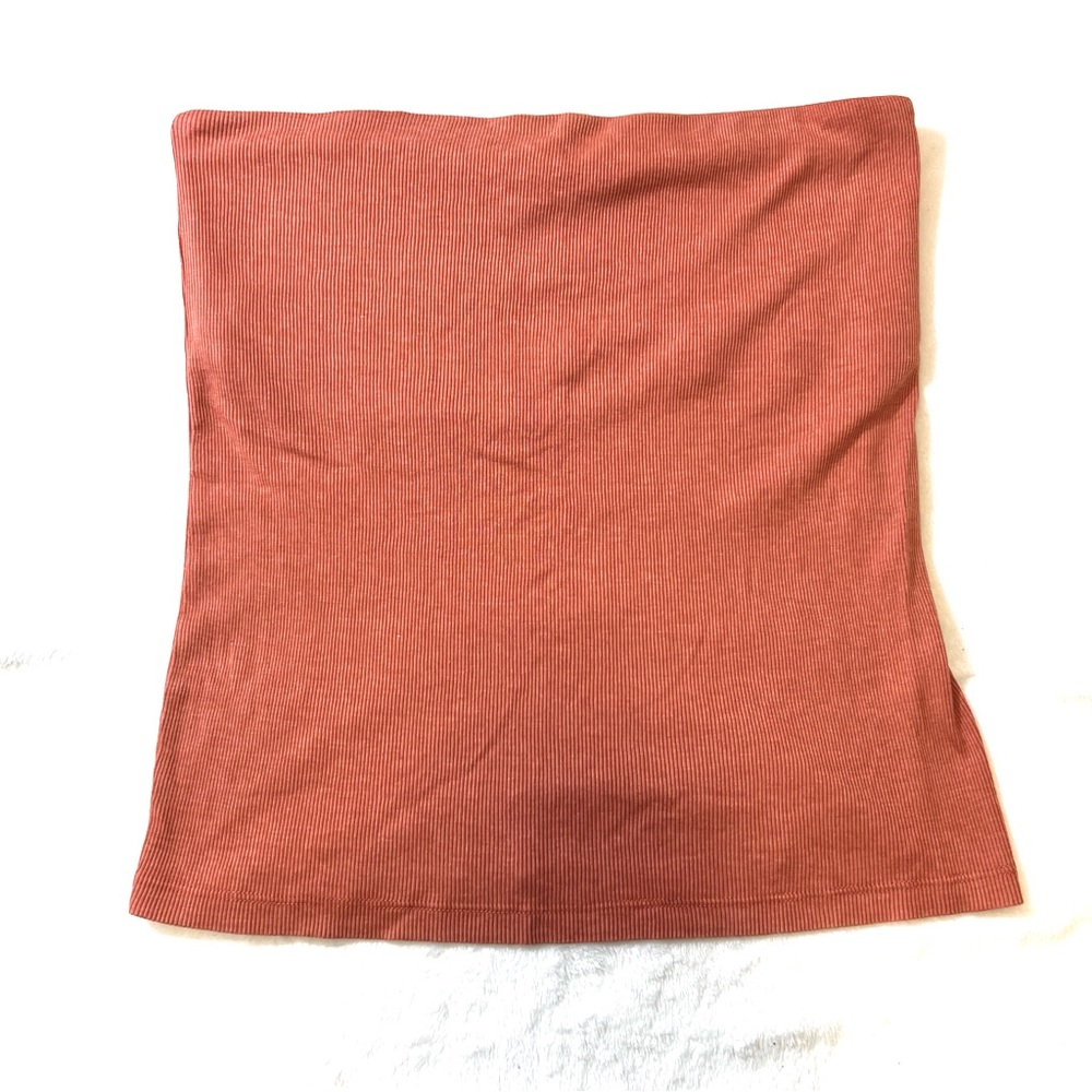 Aerie Ribbed Tube Top Built in Bra